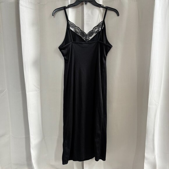 Vtg Robbie Bee Slip Dress Size 4 Petite Silk Blend Y2K Lace Whimsigoth 18023 - Picture 2 of 7